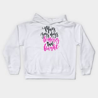 merry and bright days Kids Hoodie